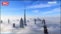 Dubai, qiejgërvishtëset që shfaqet nga retë, video spektakolare e xhiruar nga fotografi (360video)