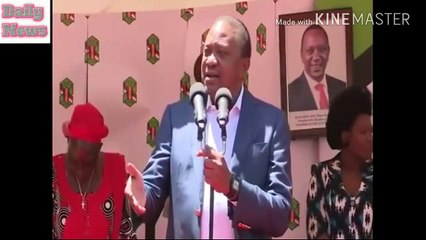 Uhuru's First Speech After Raila Sworn In As People's President