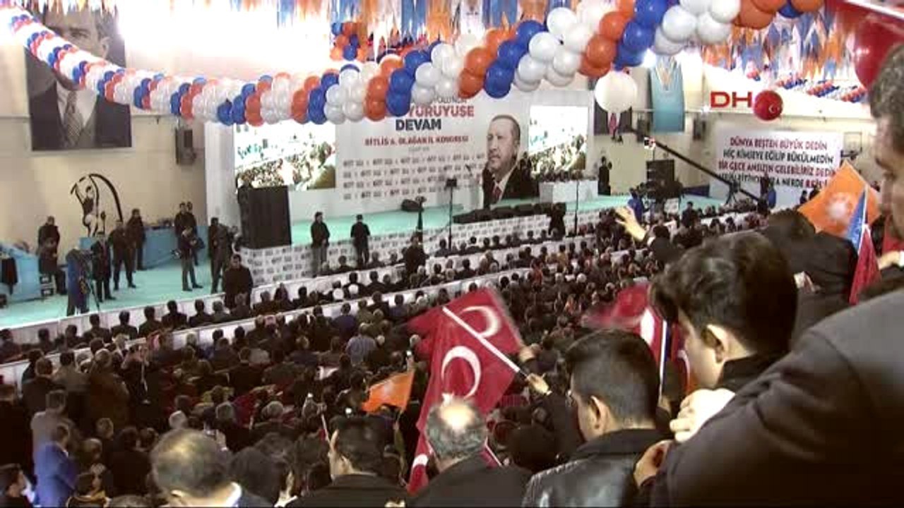 Bitlis Cumhurbaşkanı Erdoağan,ak Parti Bitlis 6. Olağan İl Kongresi'ne Katıldı 2