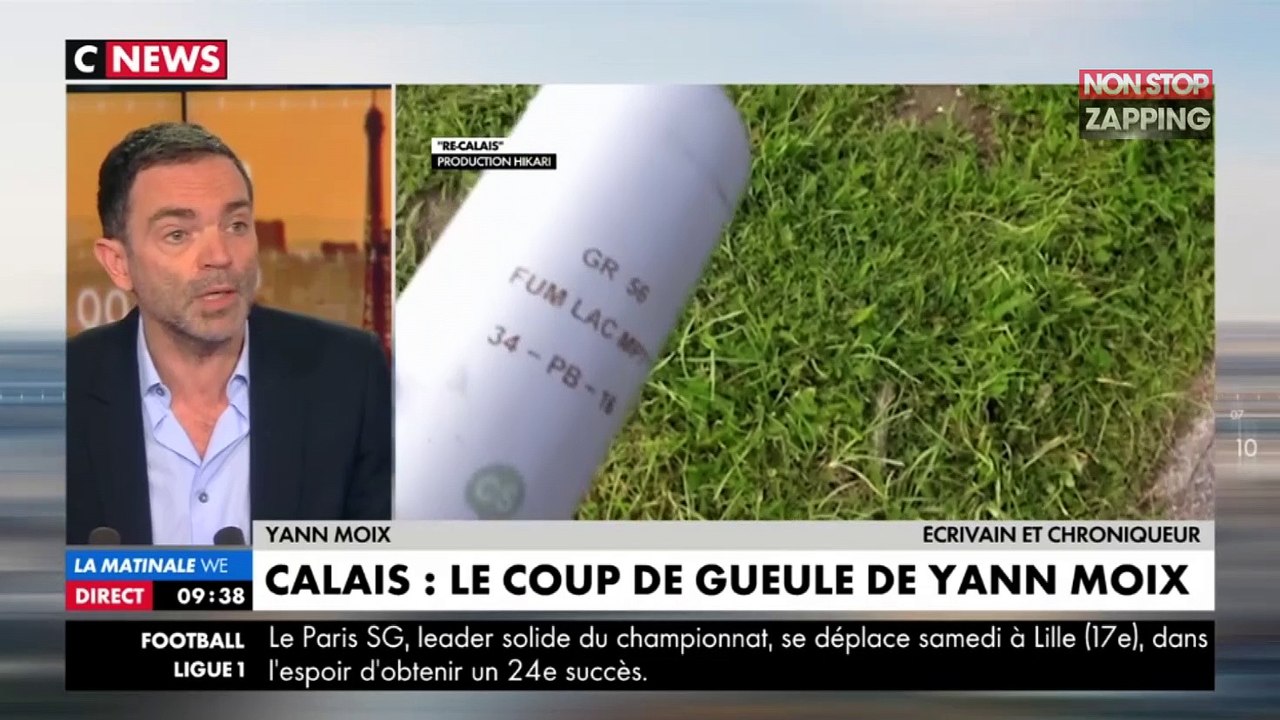 Yann Moix tacle les policiers de Calais et Emmanuel Macron (vidéo)