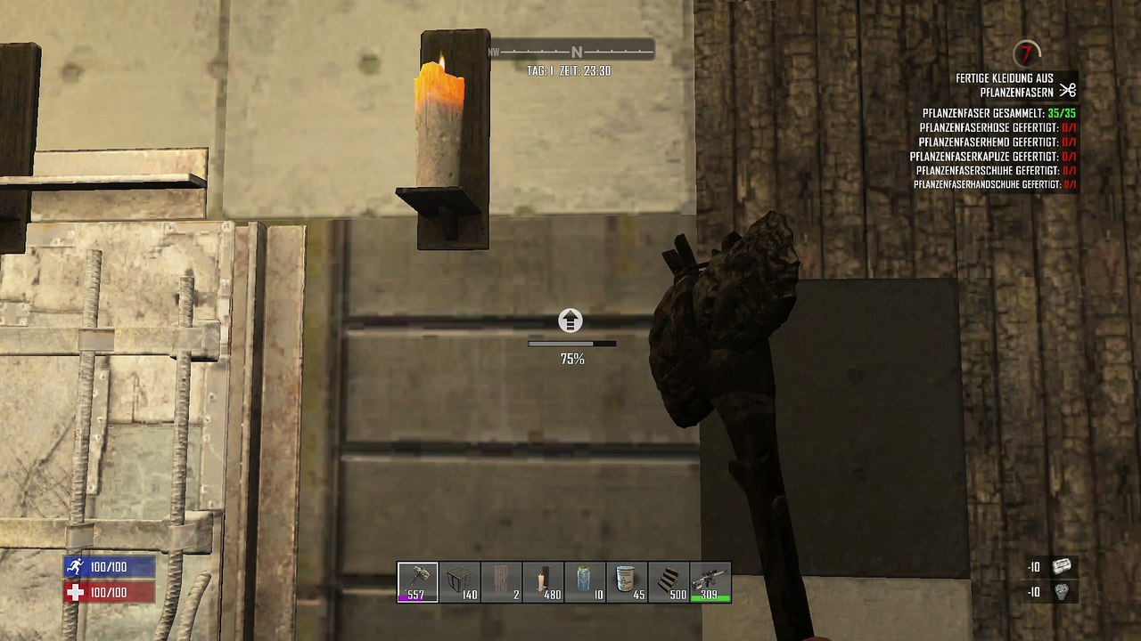 lets play 7 days to die part 5 german weiter den schutzwall gebaut