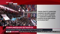 Cumhurbaşkanı Erdoğan: ÖSO'nun kolunda fors olarak Türk bayrağı, PYD'de ise ABD bayrağı var