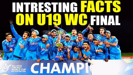 Скачать видео: India wins U 19 world cup for 4th time, intersting facts of the final match | Oneindia News