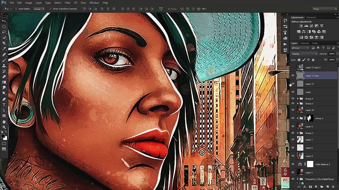 CARTOON STYLE| Арт обработка портрета в фотошоп (Photoshop). Часть 1 - Подготовка | by digital thug