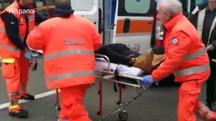 Un hombre detenido tras disparar y herir a varias personas en Italia