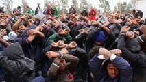 المهاجرون غير الشرعيين في غريان يتظاهرون رفضا لاحتجازهم