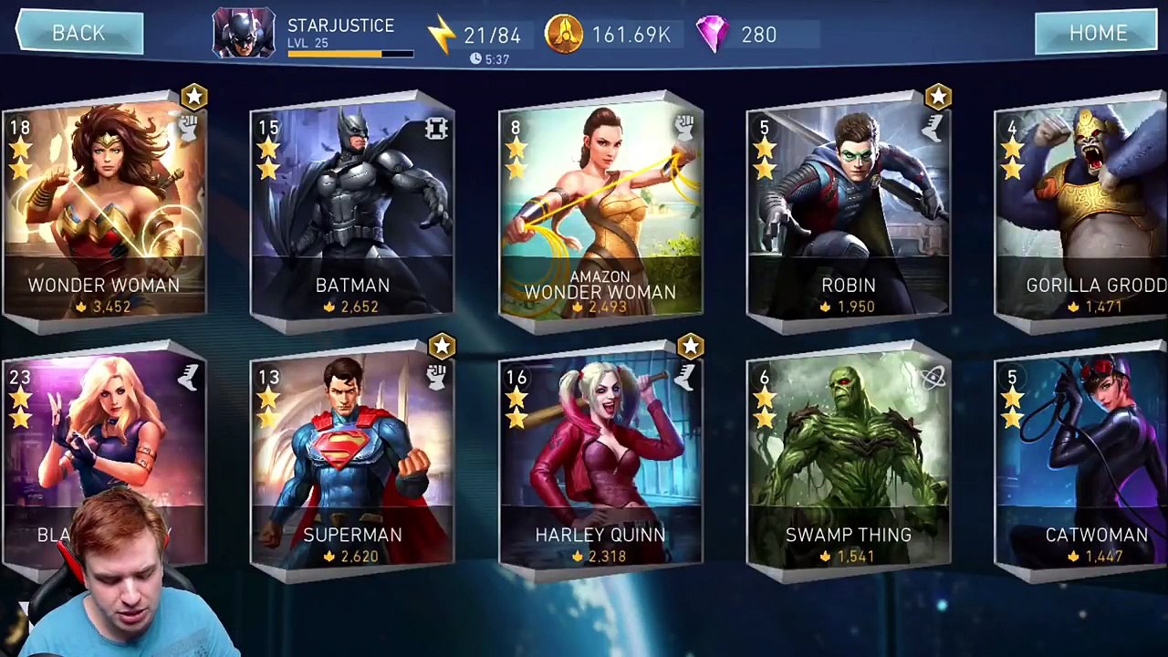 Injustice 2 Mobile. Amazon Wonder Woman Gameplay + Review. BEST LOOKING WONDER WOMAN!