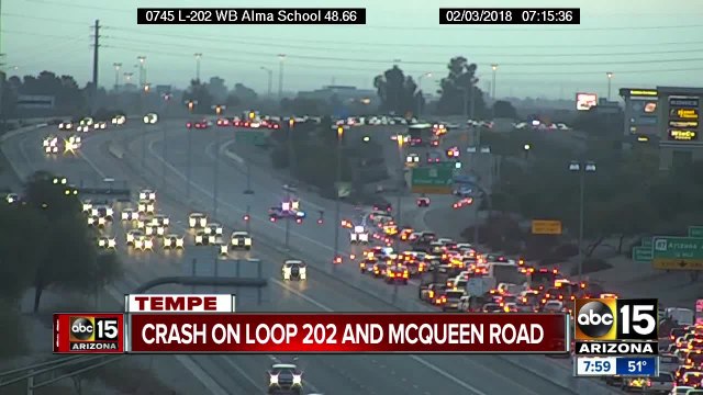DPS: Possible wrong-way crash on Loop 202 Santan
