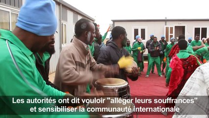 Libye: des migrants manifestent contre leur détention