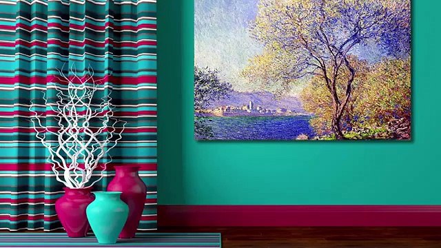 House Design Ideas - Paintings in the modern interior- style and accents - 2018