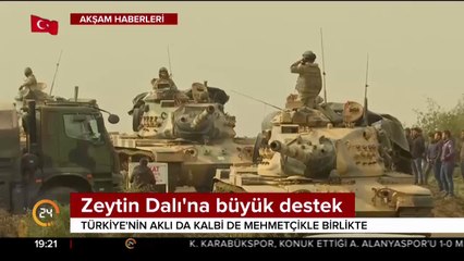 Zeytin Dalı'na büyük destek