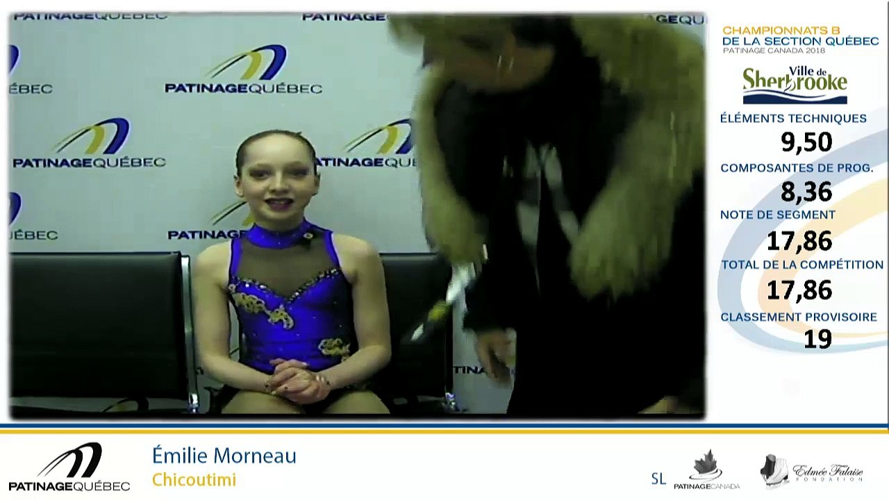 CSB 2018 Pré-juvénile moins de 11 ans Dames Finale / Pré-juvénile B Danse sur tracé - Canasta/Baby Blues