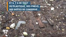 Du plastique, des pneus... les images impressionnantes des déchets retenus à Méricourt (Yvelines)