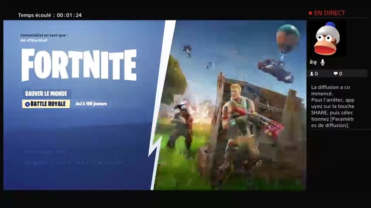 Diffusion PS4 en direct de AK-47WarMuP