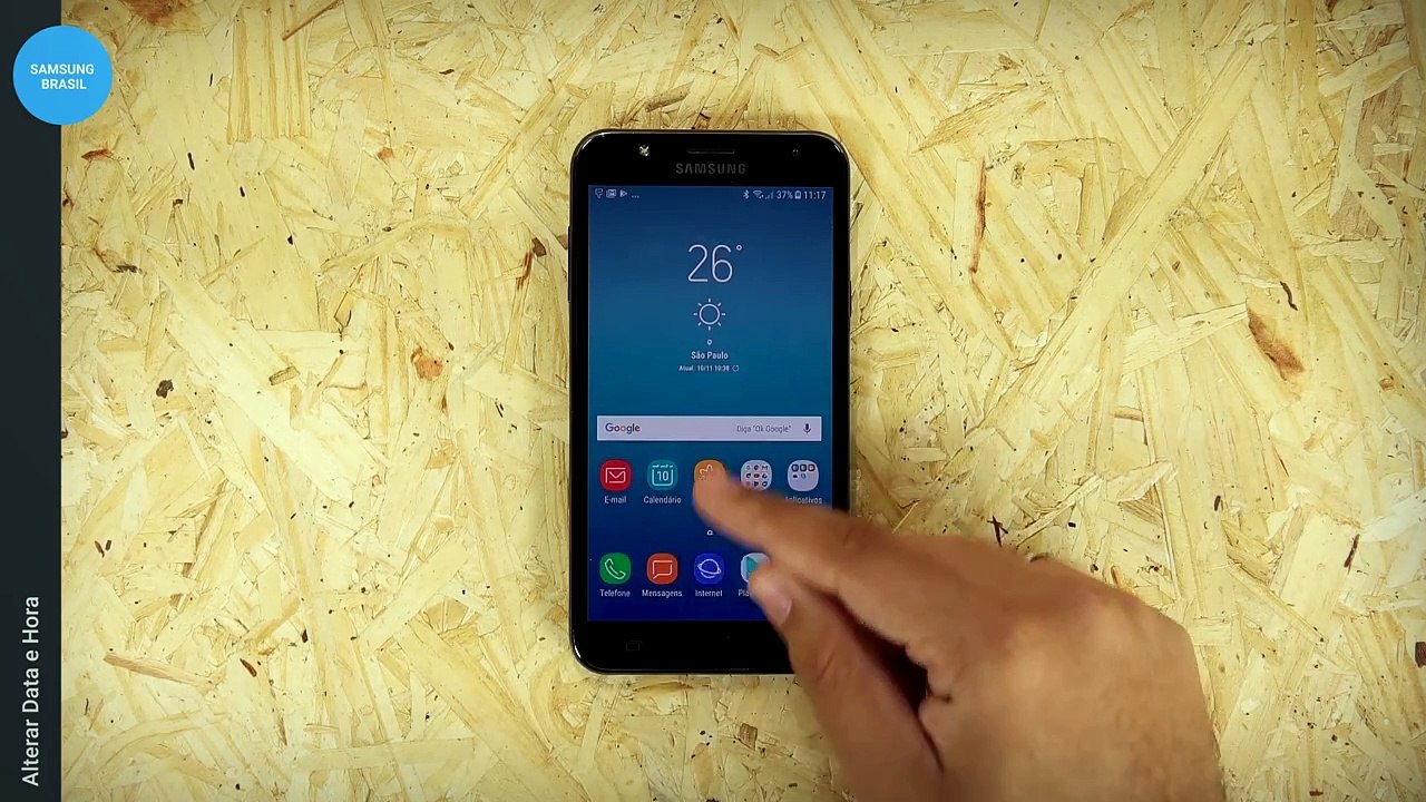 Galaxy J7 Neo - Alterar Data e Hora