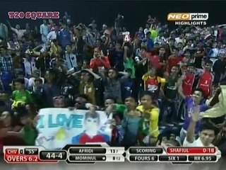 BPL 2018 - Shahid Afridi 62 (41) vs Chittagong Vikings - Bangladesh Premier League 2015