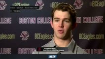 Boston College Goaltender Joseph Woll Prepares For The Beanpot