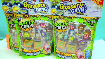 Surprise Blind Bag Grossery Gang Color Change + Glow In The Dark Series 2 Moldy Chips Packs
