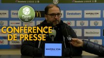 Conférence de presse Tours FC - AJ Auxerre (0-2) : Jorge COSTA (TOURS) - Pablo  CORREA (AJA) - 2017/2018