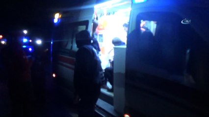 Kontrolden çıkan otomobil sulama kanalına uçtu: 2 yaralı