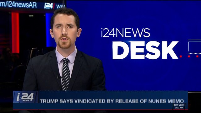 i24NEWS DESK | Trump says vindicated by release of Nunes memo | Saturday, February 3rd 2018