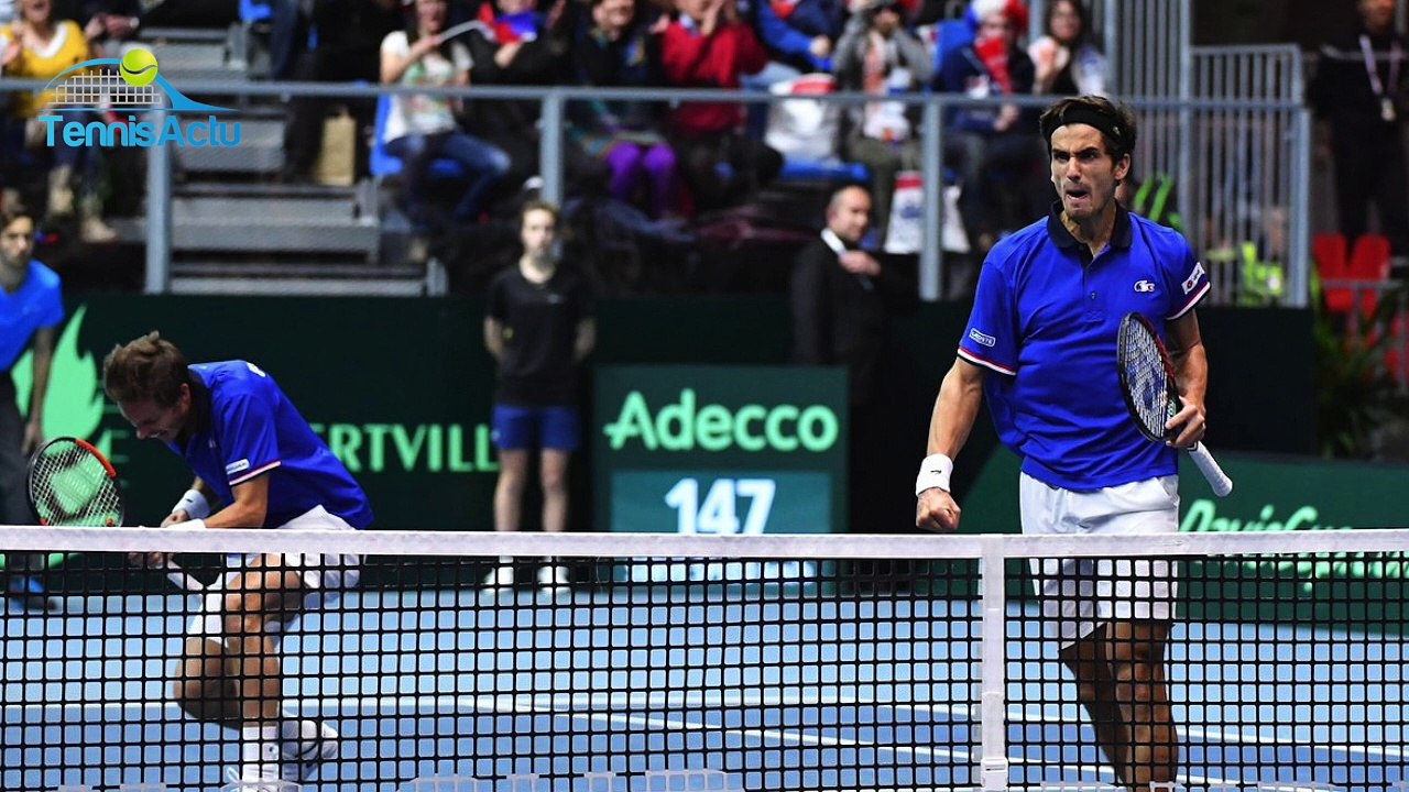Coupe Davis 2018 #FRANED - Pierre-Hugues Herbert après le double : "C'était intense mais cette rencontre n'est pas encore terminée contre les Pays-Bas"