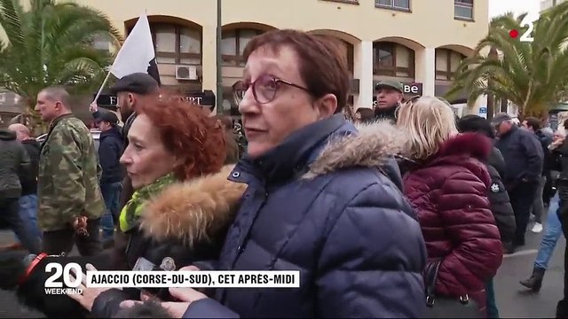 Nationalistes corses : manifestation test, trois jours avant la visite d'Emmanuel Macron