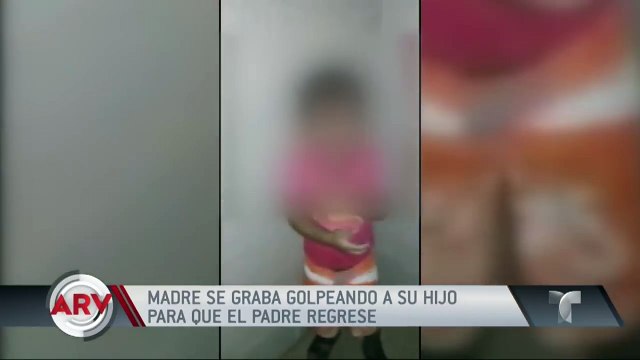 Se grabó golpeando a su hijo para que su pareja vuelva - Al Rojo Vivo - Telemundo