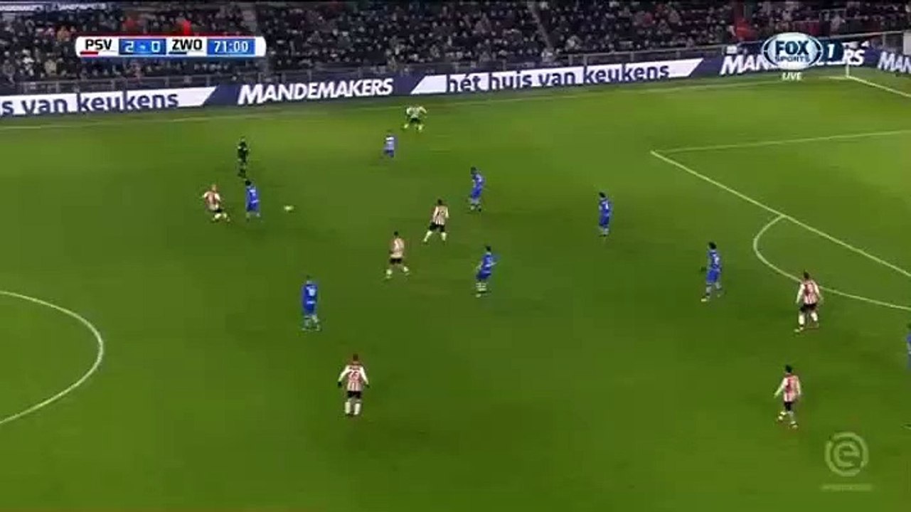 Luuk de Jong  Goal HD -PSV	3-0	Zwolle 03.02.2018
