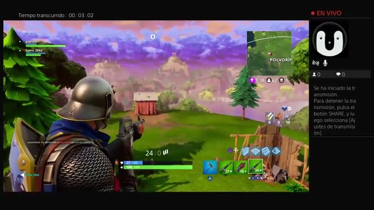Jugando a fornite (2)