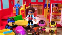 Paw Patrol McDonalds Surprise Toys Vehicle Match - Learning Colors Children
