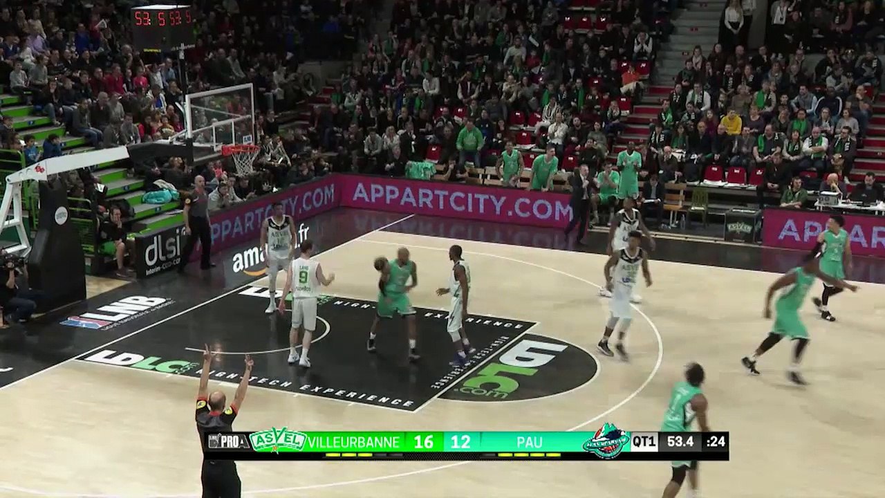 Pro A - J19 : Lyon-Villeurbanne vs Pau-Lacq-Orthez