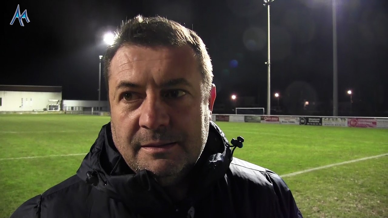 Réactions de Fabien Tissot et Stéfano Pignatelli (FC Bourgoin-Jallieu