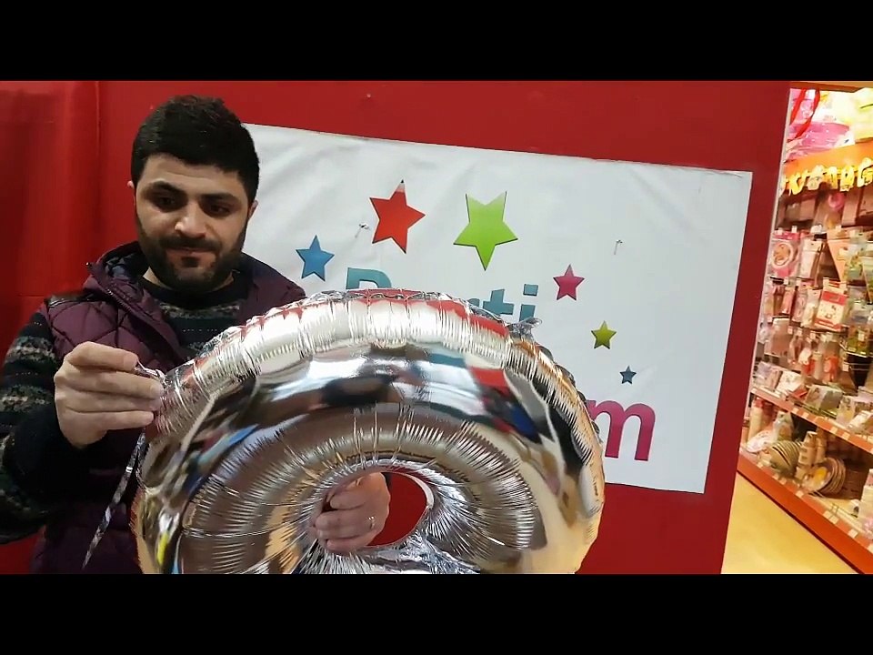 Rakam folyo balon nasıl şişirilir? Sayı uçan balon yapımı - Rakam balon indirme