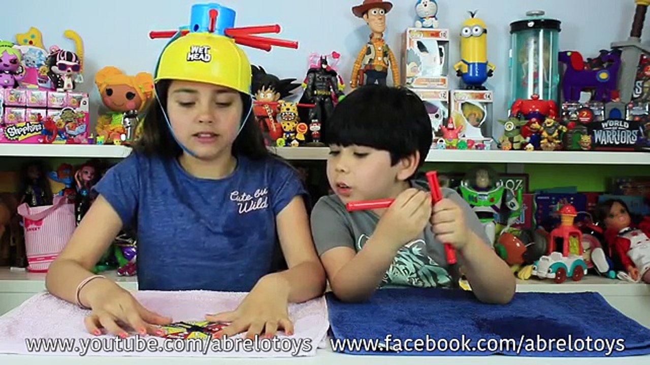 Wet Head Juego de Mesa o Wet Head Challenge en Español Cabeza Mojada | Juegos de Mesa AbreloToys