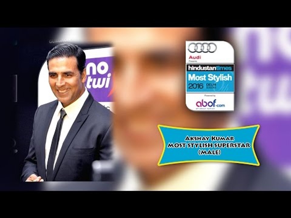 Akshay Kumar MOST STYLISH SUPERSTAR MALE ● Hindustan Times Most Stylish 2016 Delhi