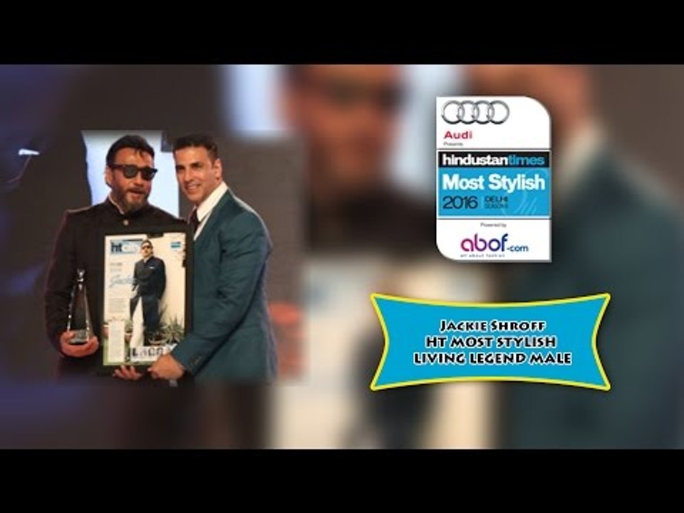 Jackie Shroff HT MOST STYLISH LIVING LEGEND MALE ● Hindustan Times Most Stylish 2016 Delhi