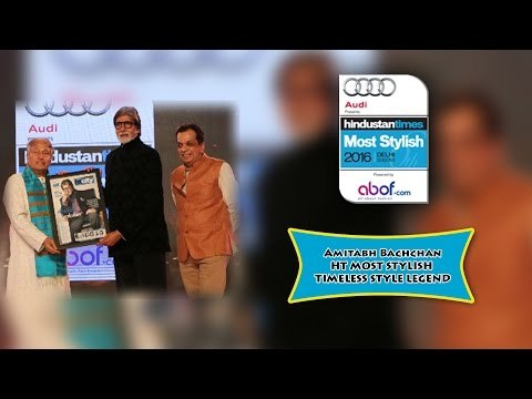 Amitabh Bachchan HT MOST STYLISH TIMELESS STYLE LEGEND ● Hindustan Times Most Stylish 2016 Delhi