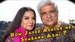 How Javed Akhtar met Shabana Azmi