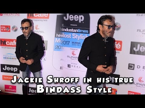 Jackie Shroff in his true Bindass Style in HT Most Stylish 2017