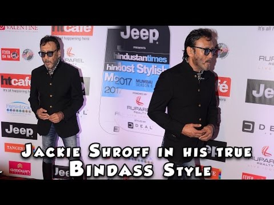 Jackie Shroff in his true Bindass Style in HT Most Stylish 2017