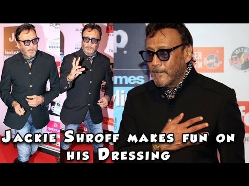 Jackie Shroff makes fun on his Dressing while receiving Most Stylish Glam Icon Award