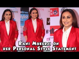 Rani Mukerji on her Personal Style Statement