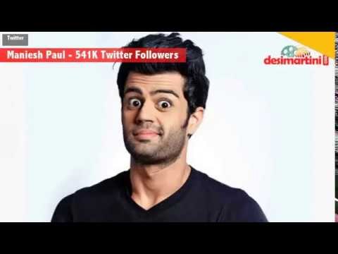 Popular TV Actors & their Twitter Fan Following
