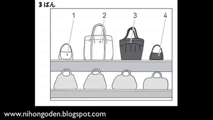 JLPT Listening N5 part 1