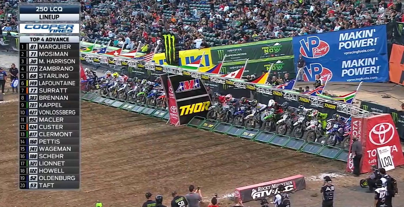 250 SX LCQ Monster Energy Supercross Oakland 2018