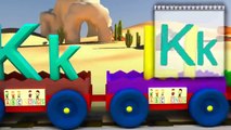 ABC Song with Monster Trucks For Kids - Childrens Songs, Learn the Alphabet and ABC Songs