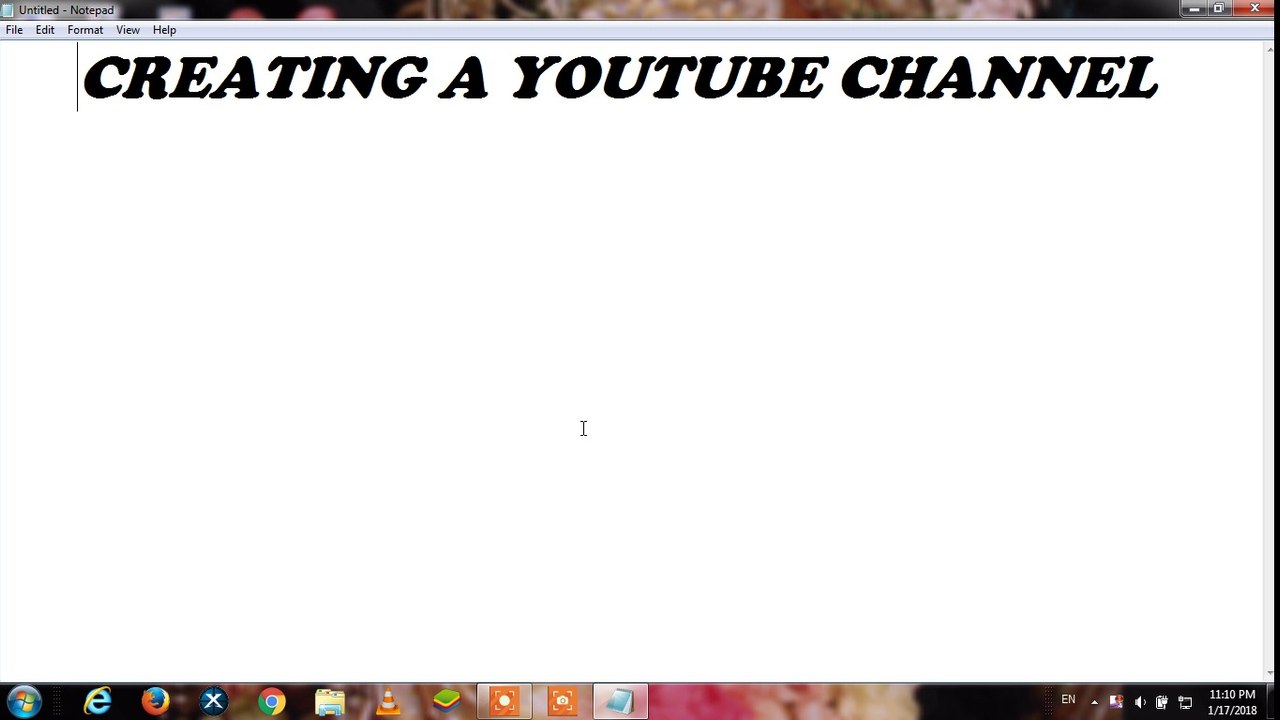 How to create a Youtube channel!!!