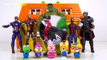 Thanos appeared! Go! Marvel Avengers Infinity War: Hulk, Spider Man, Iron Man! - DuDuPopTOY