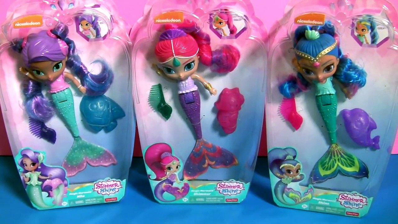 Bonecas Sereias Shimmer e Shine que Mudam de Cor Nadando com Bonecas Barbie ToysBR